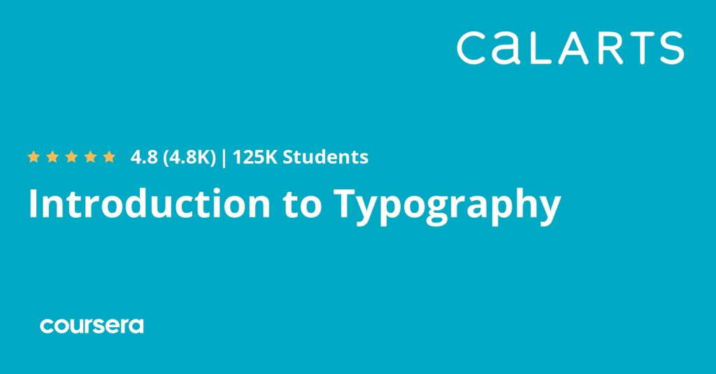 Introduction To Typography - Coursera