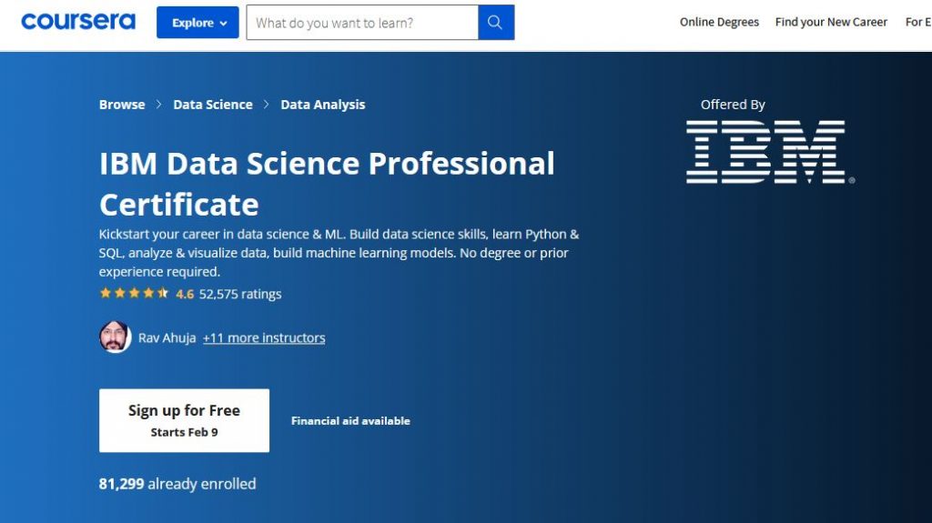 DATA SCIENCE Course